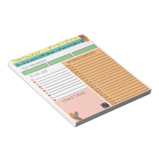 Geschrift dagelijkse taak Notitieblok Dit is de da (Schuin)