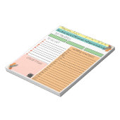 Geschrift dagelijkse taak Notitieblok Dit is de da (Linkerzijde)