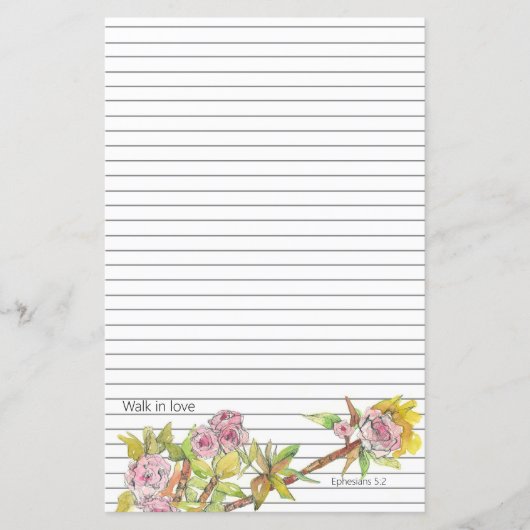 Geschrift Efeziërs 5 2 lopen in liefde gevoerd (Voorkant)