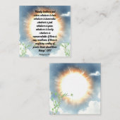 Geschrift Filippenzen Vier Acht Informatiekaartje (Voorkant / Achterkant)