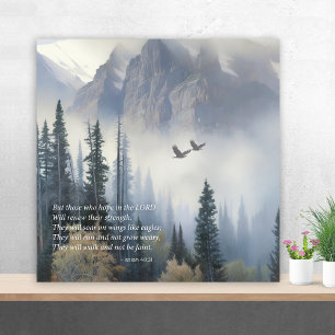 Geschrift Jesaja 40 Soar Like Eagles Wall Art Poster