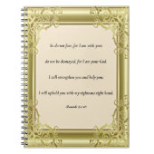 Geschrift, Jesaja 41:10 Notitieboek (Voorkant)