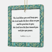 Geschrift, Nummers 6:24-26 Keramisch Ornament (Links)