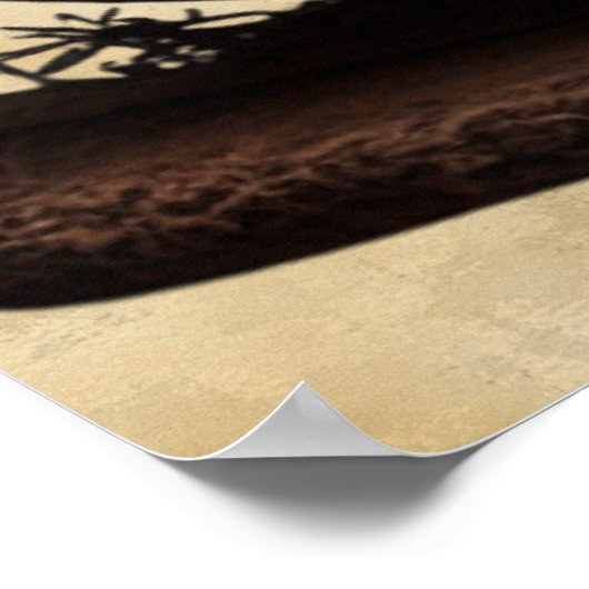 Geschrift Pasen Poster (Hoek)