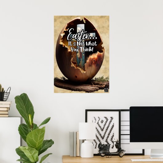 Geschrift Pasen Poster (Thuiskantoor)