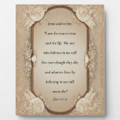 Geschrift van de opstanding, Johannes 11-25, 26 Fotoplaat (Voorkant)