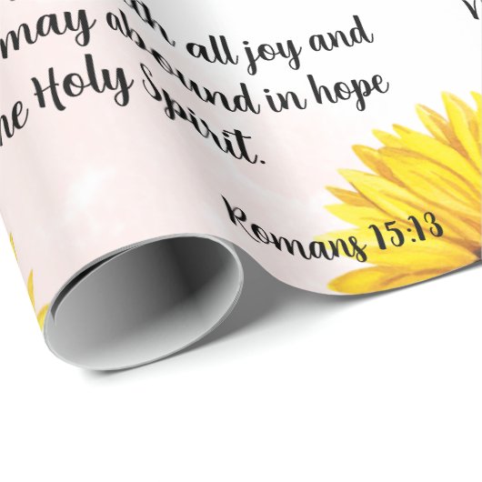 Geschrift Verjaardag Wrapping Papier (Rol Hoek)