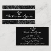 geschrift visitekaartje (Voorkant / Achterkant)