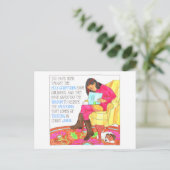 Geschriften Inspirerend Post Kaart (Staand voorkant)