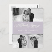 Geschrokken band en scriptweduwschap Dank u Briefkaart (Voorkant / Achterkant)