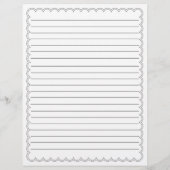 Geschubde rand naam recept kaart (Achterkant)