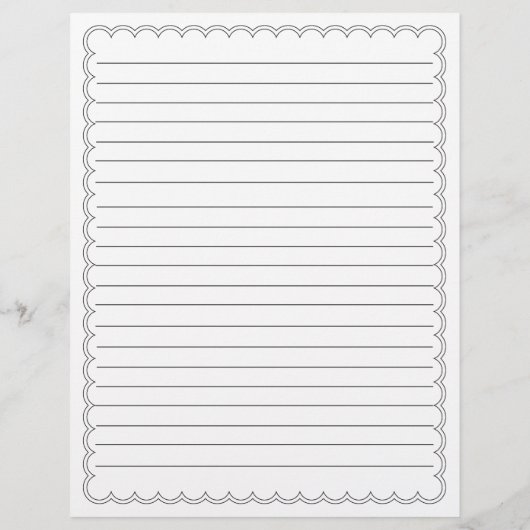 Geschubde rand naam recept kaart (Achterkant)