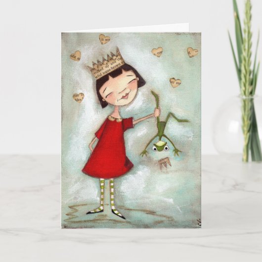 Geschud, niet gekust - Wenskaart Kaart (Voorkant)