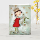 Geschud, niet gekust - Wenskaart Kaart (Gele Bloem)