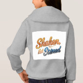 "Geschud, niet geroerd." (Achterkant)