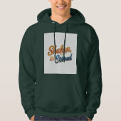 "Geschud, niet geroerd." Hoodie (Voorkant)
