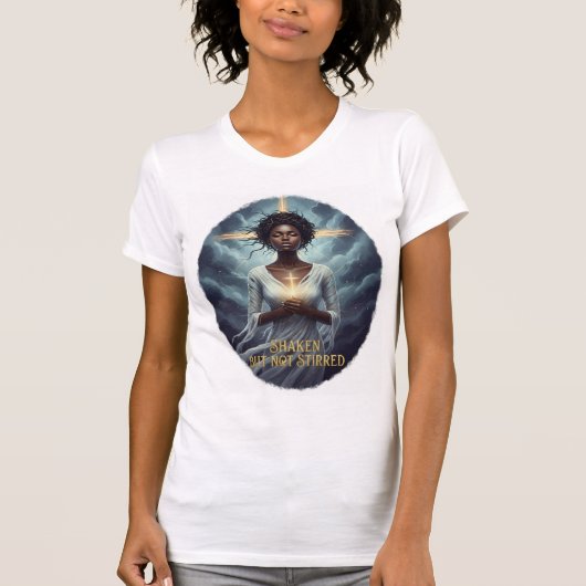 Geschud, niet geroerd t-shirt (Voorkant)