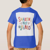 "Geschud, niet geroerd." T-shirt (Achterkant)