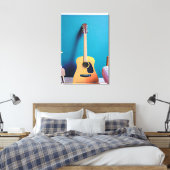 Geschuitaarsgeschenken Canvas Afdruk (Insitu (Slaapkamer))
