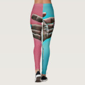 Geschuitgeschenken voor de bas leggings (Achterkant)