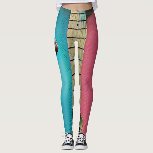 Geschuitgeschenken voor de bas leggings (Voorkant)