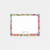geschulpte bloemsierranden briefpapier post-it® notes (Voorkant)