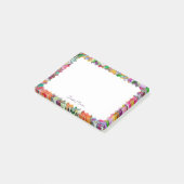 geschulpte bloemsierranden briefpapier post-it® notes (Schuin)