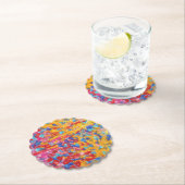 Geschulpte ronde papieren Onderzetters (Insitu)