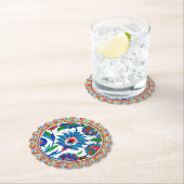 Geschulpte ronde papieren onderzetters (Insitu)