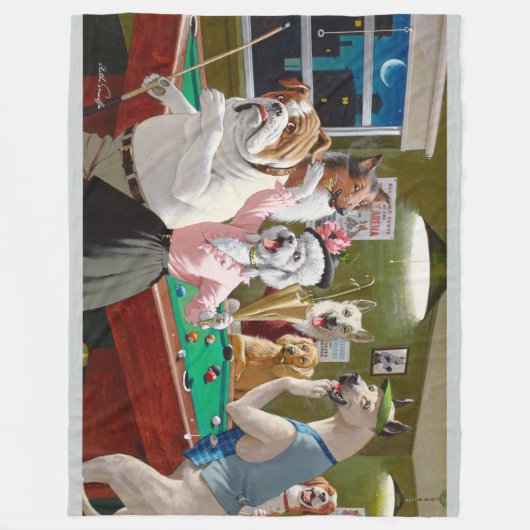 Gescrateerd te Dawn Fleece Deken (Voorkant)