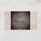 Gescrateerde achtergrond | Wandgrungetextuur Visitekaartje (Achterkant)