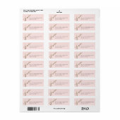 Gescript Love Nep Uitvoering retouradreslabel Etiket (Full Sheet)
