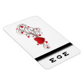 Gescrold Hart Magneet (Rechterzijde)