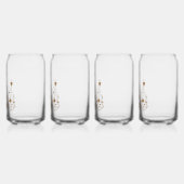 Gescrolde houten gitaren blikvorm glas (Links)