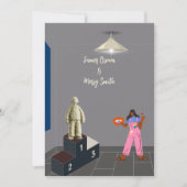 Gesculpteerd door Liefde bruiloft Kaart (Voorkant)