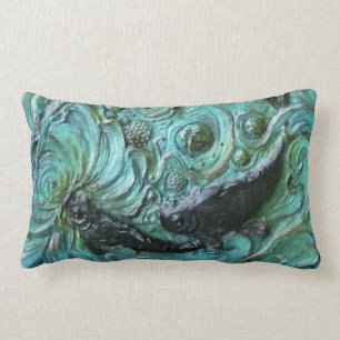 Gesculpteerde Koi Fish Pond Pillow door Sharles Kussen