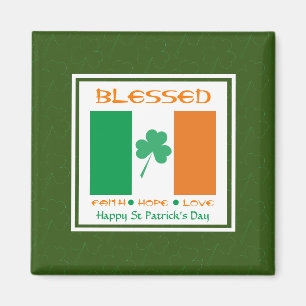 GESEGEND Gelukkige St. Patrick's Dag Magneet