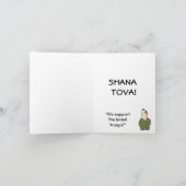GESEGEND NIEUWJAAR  Nieuwjaarskaart Rosh hashana Feestdagen Kaart (Binnen)