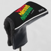 GESEGEND OM TE IMPONEREN Monogram PUTTER Golfheadcover (3/4 voorkant)