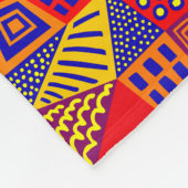 Gesegmenteerd Abstract 070717 - Kleuren 01 Fleece Deken (Hoek)