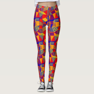 Gesegmenteerd Abstract 070717 - Kleuren 01 Leggings