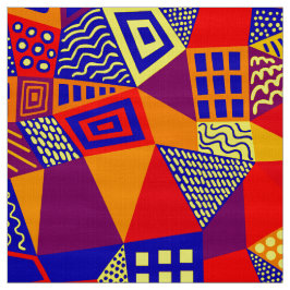 Gesegmenteerd Abstract 070717 - Kleuren 01 Stof