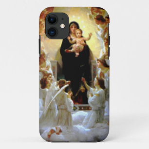 Gesegnete Jungfrau Mary und Säuglings-Kind Jesus iPhone 11 Hoesje