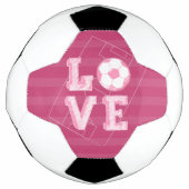Geselecteerd roze liefde voetbal (Voorkant)
