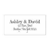 Geselecteerde Handgeschreven Return Address rubber Rubberstempel (Afrduk)