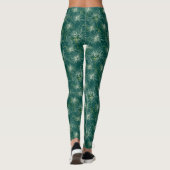 Geselecteerde lilypilly inkt groene crème leggings (Achterkant)
