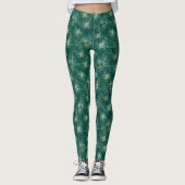 Geselecteerde lilypilly inkt groene crème leggings (Voorkant)