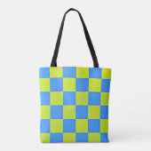 Geselecteerde vierkanten Zwart Wit Kleurrijk Art T Tote Bag (Achterkant)