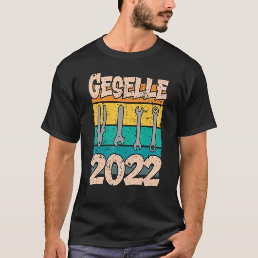 Geselle 2022 Exam Zum Handwerker T-shirt (Voorkant)
