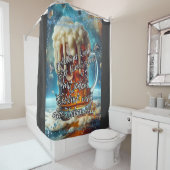 Geselliges Bier Douchegordijn (In situ)